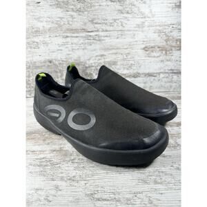 Men's OOFOS OOmg Eezee Low Black Slip On Recovery Sneakers Sz 12.5 Athletic